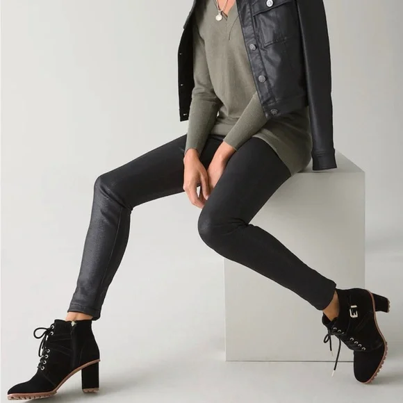 White House Black Market Pants Jumpsuits Whbm Textured Vegan